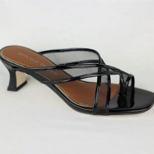 Donald Pliner Kiss Nylon Mesh Sandals in Black